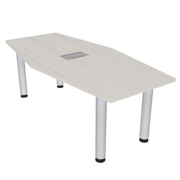 Skutchi Designs 33.5 in W, 59.5 in L, 29 in H, Engineered Wood Top, Ivory H-HEXIR-3460PT-26-EL - main